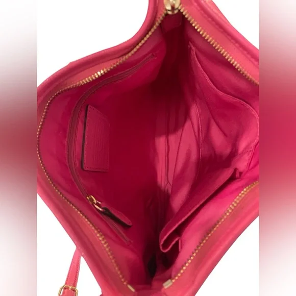 Coach Large Signature Monogram File Crossbody Bag EUC - Picture 6 of 8